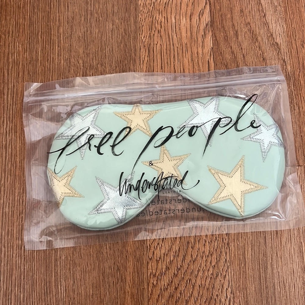 NEW Free People x Understated Leather Starry Eyed Travel Eye Mask